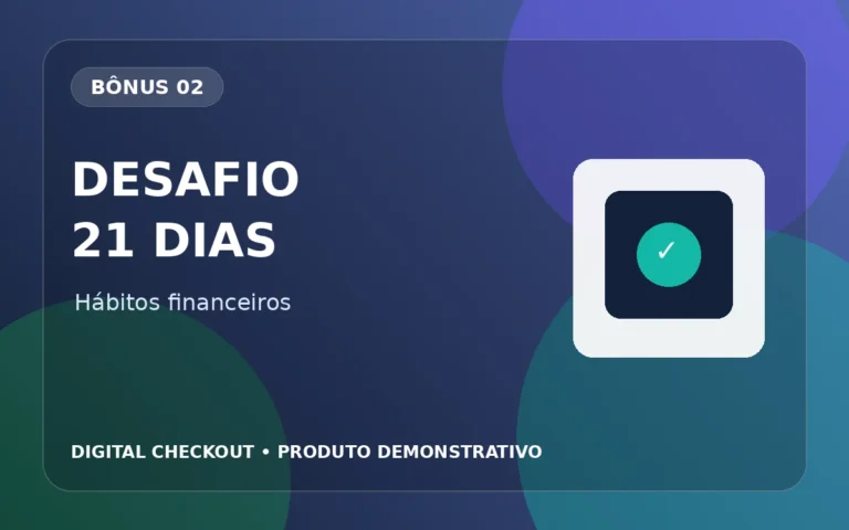 Desafio Financeiro 21 Dias